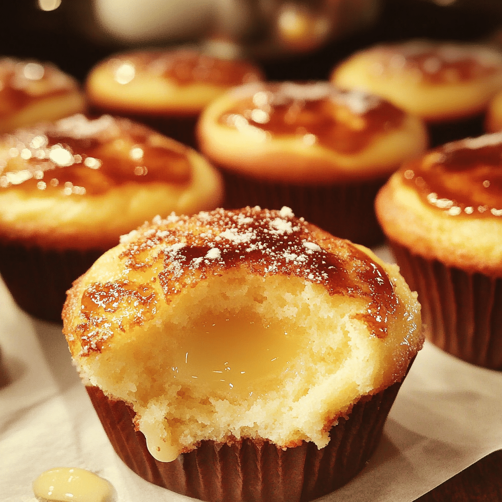 Crème Brûlée Cupcakes