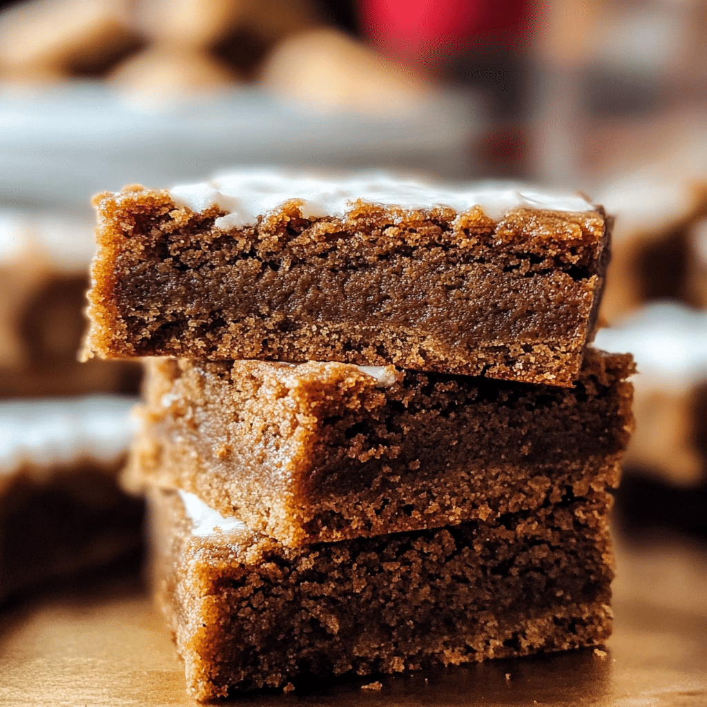 Gingerbread Cookie Bars