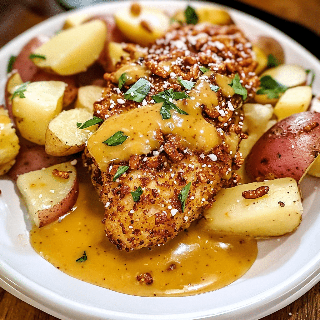 Honey Mustard Pretzel Chicken