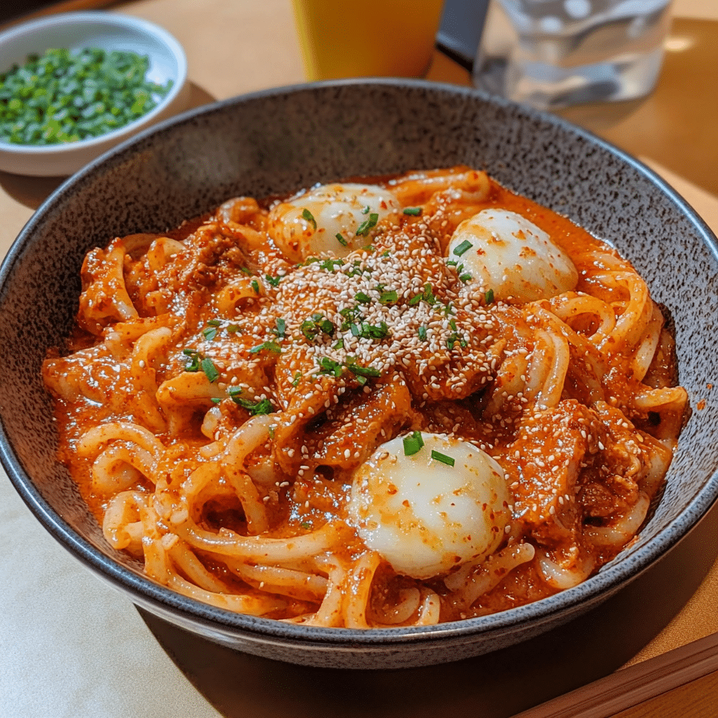 Creamy Korean Ssamjang Pasta