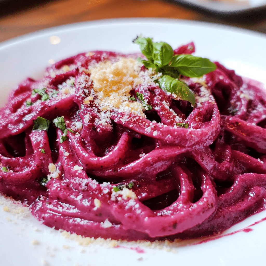 Pasta With Beet Sauce