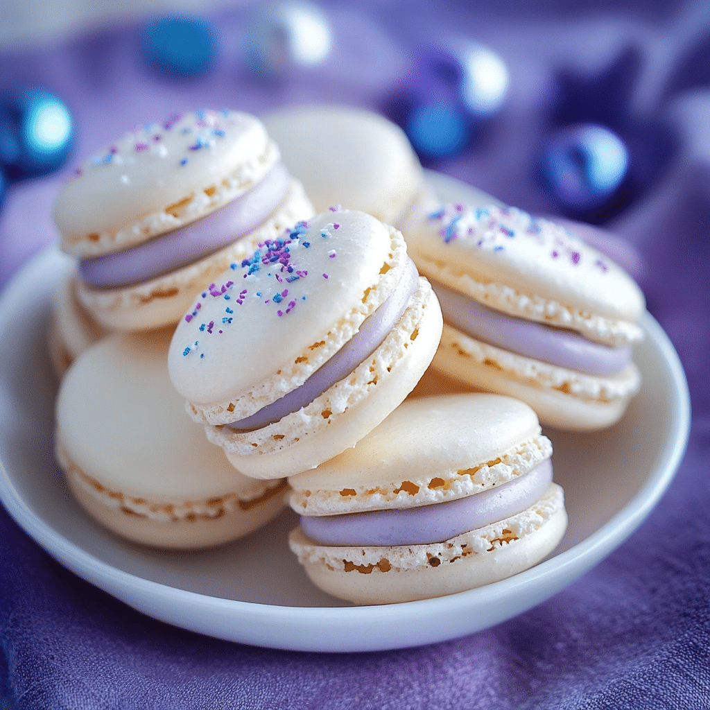 White Chocolate Ganache Macaron