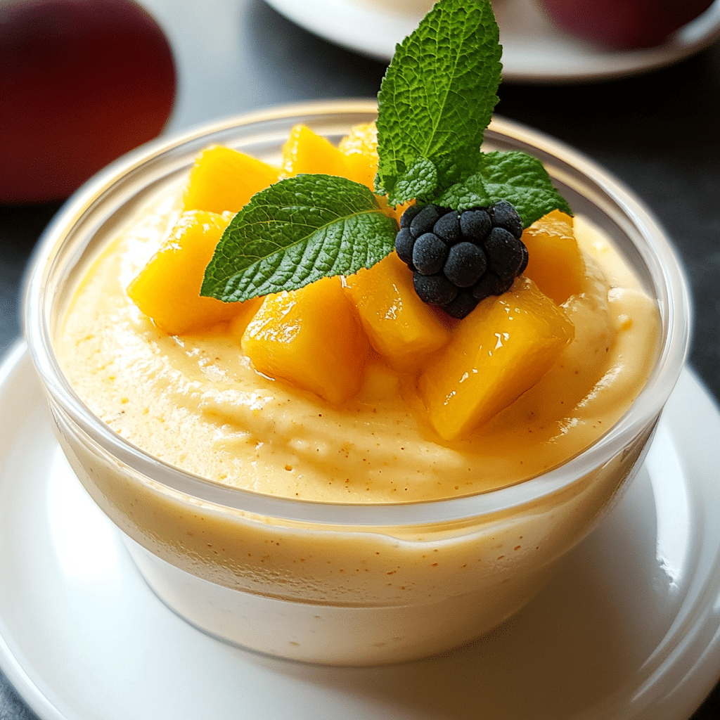 Creamy Mango Mousse