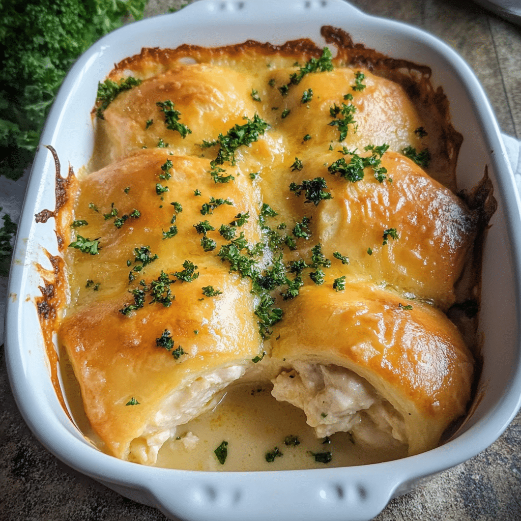 Crescent Roll Chicken Casserole