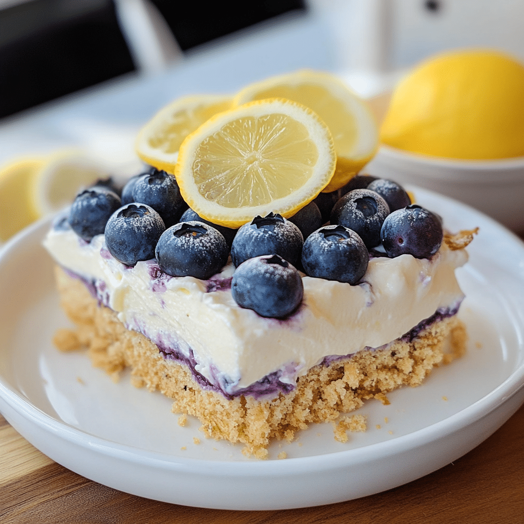 Lemon Blueberry Dessert