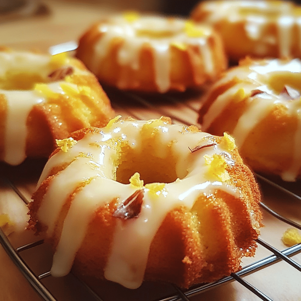 Mini Lemon Bundt Cakes