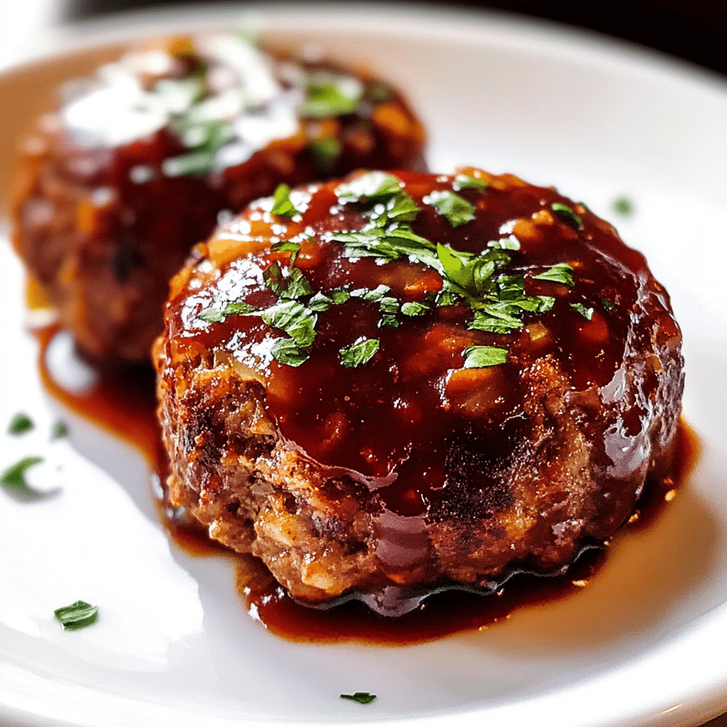 Mini Meatloaf Without Eggs