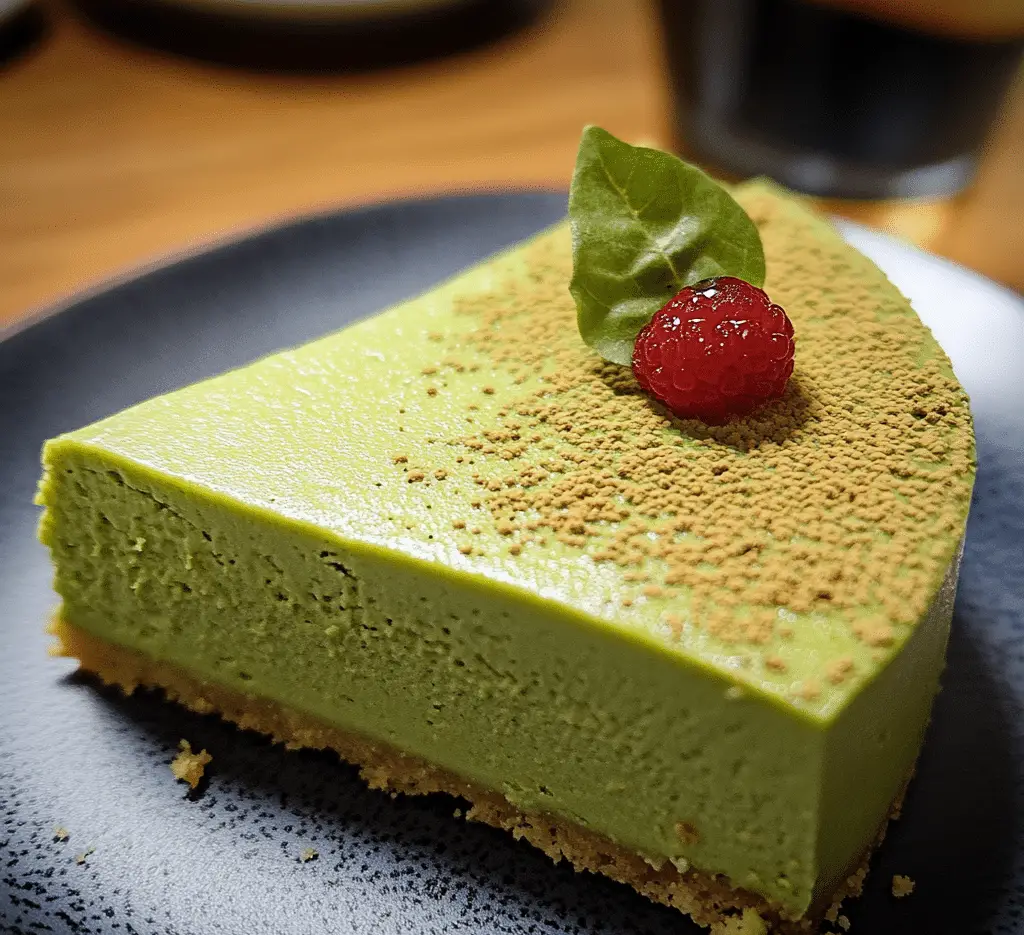 Original Matcha Japanese Cheesecake