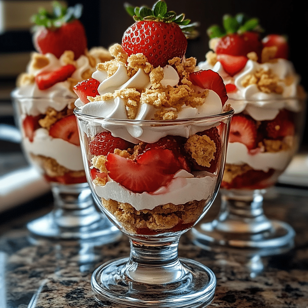 Strawberry Shortcake Parfaits
