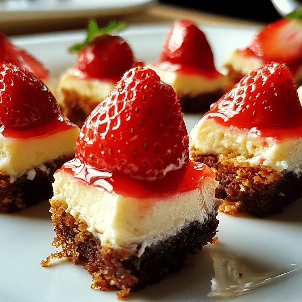 Strawberry Cheesecake Bites